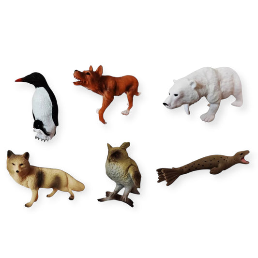 Set Juguetes de Animales del Ártico